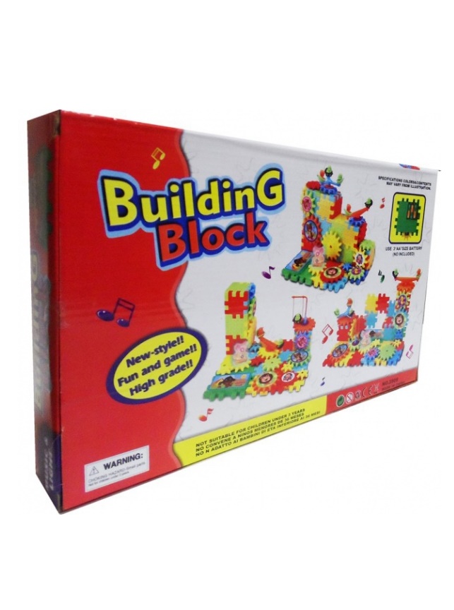 Конструктор Building Block 81 деталь с музыкой и светом