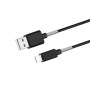 Кабель Borofone BX11 uJet, lightning, 1 м, черный