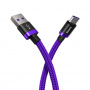 Кабель Baseus CATZH-B05 QC 3.0, USB - USB Type-C, 2 м, quick charge 3.0, фиолетовый