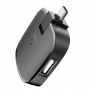 Переходник HOCO HB11 Type-C, USB - 3USB, черный, (USB 2:0 - 480 Мбит/с)