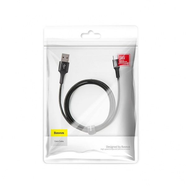 Кабель Baseus halo CAMGH-A09 USB - micro USB, 0.5 м красный
