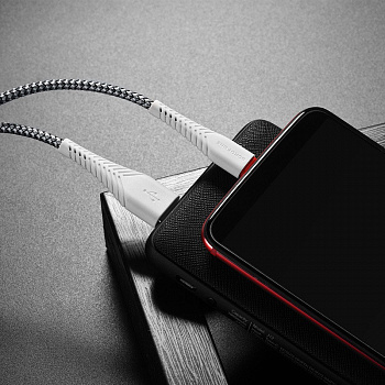 Кабель Borofone BX10 SmartSync, USB - USB Type-C, 1 м, белый