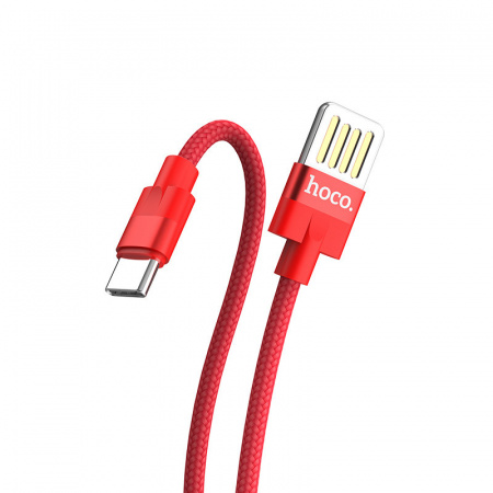 Кабель hoco U55, USB - USB Type-C, 1.2 м, красный