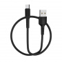 Кабель Borofone BX16, USB - USB Type-C, 1 м, черный