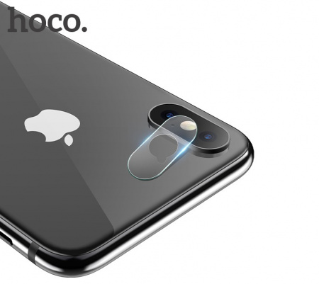 Защитная пленка HOCO V11 2PCS на объектив камеры для iPhone X/XS/XSmax прозрачный