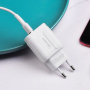 Зарядное устройство BOROFONE BA37A Speedy 2*USB, 2.4A, белый
