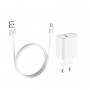 Зарядное устройство HOCO C69A 5A, белый, microUSB,22.5W, быстрая зарядка