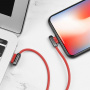 Кабель Hoco U60, lightning, 1.2 м, красный