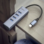 Хаб Baseus Enjoy AHUB-Q0G, 5 разъемов, USB Type-C - USB 3.0