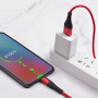 Кабель Hoco X38 USB - micro USB, 1 м красный