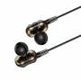 Проводные наушники BOROFONE BM41 Bliss, Jack 3.5mm, 1.2 м, Черный, контроллер с микрофоном