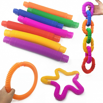 Поп Туб Игрушка антистресс трубочки Pop Tubes 45 см