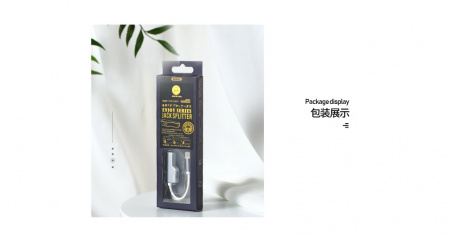 Переходник Remax RL-LA02i, Apple Lightning, черный