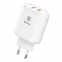 Сетевое зарядное устройство Baseus CCALL-AG02 QC 3.0, 2 USB, 1.5А, Quick charge 3.0