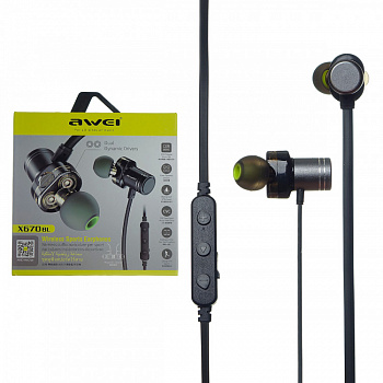 Bluetooth-наушники с микрофоном Awei A670BL  (grey)