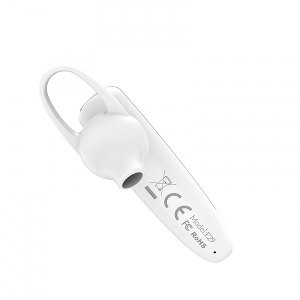 Беспроводные наушники HOCO E29 Splendour, Bluetooth, 50 мАч, Белый, Hands-free