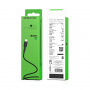 Кабель Borofone BX16, lightning, 1 м, черный