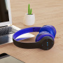 Беспроводные наушники BOROFONE BO4 Charming rhyme, Bluetooth + AUX, 200 мАч, синий, 10мВт, TF
