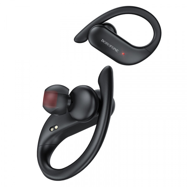 Беспроводные наушники BOROFONE BE33 Rhyme, Bluetooth, 50 мАч, Черный, 500 мАч кейс