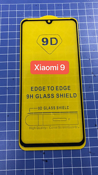 Защитное стекло Full Glue для Xiaomi 9, черный