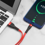 Кабель Hoco X34 Surpass, USB - USB Type-C, 1 м, красный