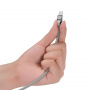 Кабель Hoco U14 Steel man, USB - USB Type-C, 1.2 м, золотой