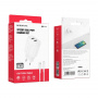 Зарядное устройство BOROFONE BA37A Speedy 2*USB, 2.4A, белый, кабель Type-C