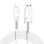 Кабель Hoco X24, lightning, 1 м, белый