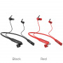 Беспроводные наушники HOCO S18 Glamor Sports, Bluetooth, 90 мАч, красный, USB