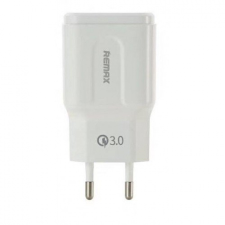 Сетевое зарядное устройство Remax RP-U16 QC 3.0, 1 USB, 3А, Quick charge