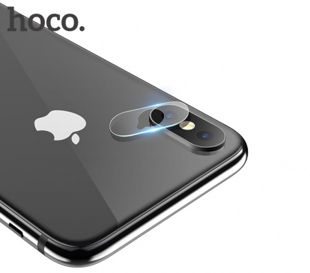 Защитная пленка HOCO V11 2PCS на объектив камеры для iPhone X/XS/XSmax прозрачный