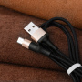 Кабель Hoco X26 Xpress USB - micro USB, 1 м черно-желтый