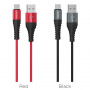 Кабель Hoco X38, USB - USB Type-C, 1 м, красный