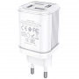Зарядное устройство HOCO C84A Resolute USB, 3.4A, белый, четыре порта
