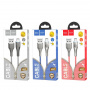 Кабель Hoco U59 Enlightenment, USB - USB Type-C, 1.2 м, cиний