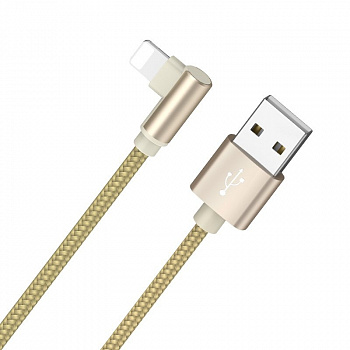 Кабель Borofone BX26 Express, lightning, 1 м, золотой