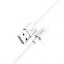 Кабель Hoco X23 Skilled USB - micro USB, 1 м белый