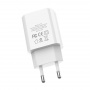 Зарядное устройство HOCO C71A Star speed, 2.4A, белый, 18W порт Type-C, кабель Lightning, быстрая зарядка
