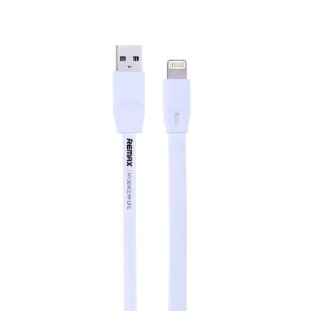 Кабель Remax Full Speed RC-001i, lightning, 2 м, белый