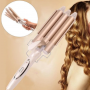Тройная плойка для создания красивых локонов Geemy PROFESSIONAL HAIR CURLING IRON 22 см