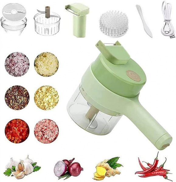 Электрический измельчитель для фруктов и овощей Food Chopper 