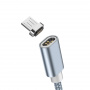 Кабель Hoco U40A USB - micro USB, 1 м серый