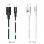 Кабель Hoco U63, lightning, 1.2 м, черный