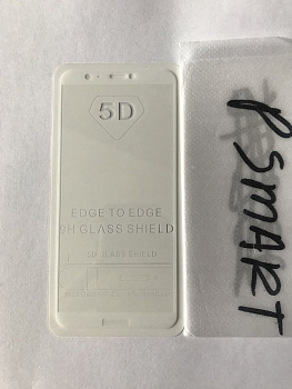 Защитное стекло Full Glue для Huawei P Smart, белый