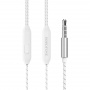 Проводные наушники BOROFONE BM42 Sophisticated, Jack 3.5mm, 1.2 м, Белый, контроллер с микрофоном