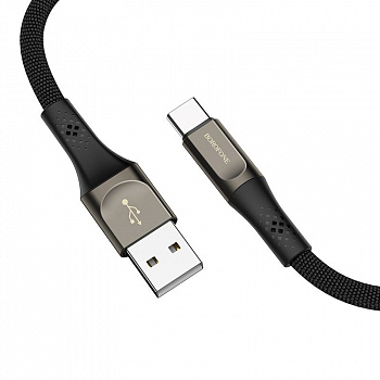 Кабель Borofone BU7 Superior, USB - USB Type-C, 1.2 м, черный