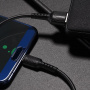 Кабель Borofone BX16, USB - USB Type-C, 1 м, черный