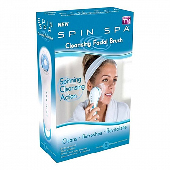 Массажная щетка для лица очищающая Spin spa Cleansing Facial Brush