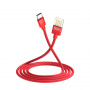 Кабель hoco U55, USB - USB Type-C, 1.2 м, красный