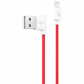 Кабель Hoco UPL11, lightning, 1.2 м, красный